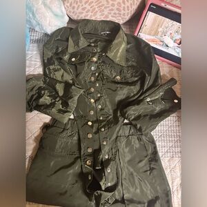 Boohoo Khaki Utility Jacket for Women